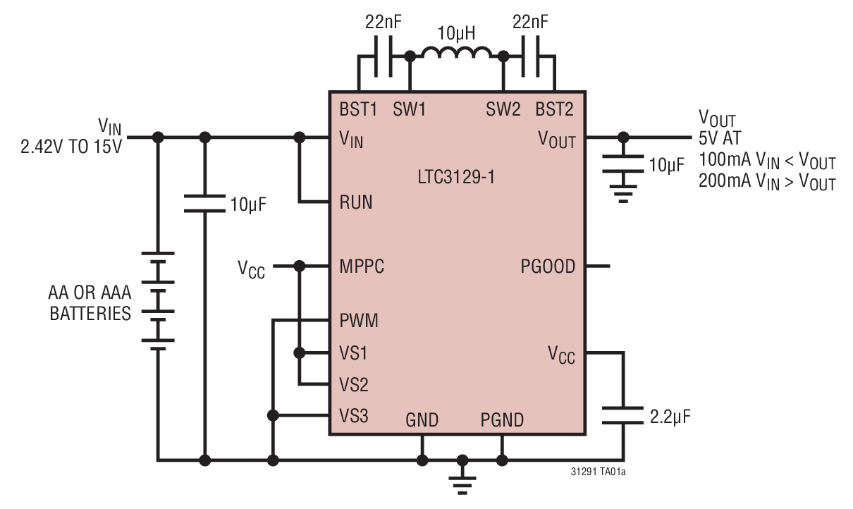 LTC3129-1Ӧͼһ